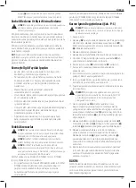 Preview for 143 page of DeWalt XR DCM571 Original Instructions Manual