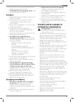 Предварительный просмотр 147 страницы DeWalt XR DCM571 Original Instructions Manual