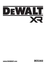DeWalt XR DCS382 Original Instructions Manual preview