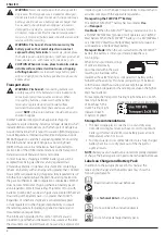 Preview for 10 page of DeWalt XR DCS382 Original Instructions Manual