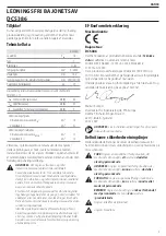 Preview for 5 page of DeWalt XR DCS386 Original Instructions Manual