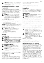 Preview for 13 page of DeWalt XR DCS386 Original Instructions Manual