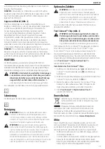 Preview for 25 page of DeWalt XR DCS386 Original Instructions Manual