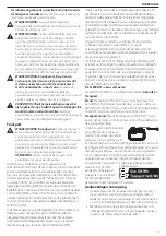 Preview for 75 page of DeWalt XR DCS386 Original Instructions Manual