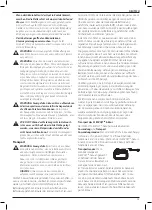 Preview for 27 page of DeWalt XR FLEX VOLT DCS520 Original Instructions Manual