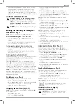 Preview for 41 page of DeWalt XR FLEX VOLT DCS520 Original Instructions Manual