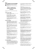 Preview for 4 page of DeWalt XR FLEX VOLT DCS690 Instruction Manual