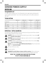 Preview for 20 page of DeWalt XR FLEXVOLT DCB500 Series Original Instructions Manual