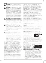 Preview for 46 page of DeWalt XR FlexVolt DCH614 Original Instructions Manual