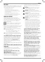 Preview for 19 page of DeWalt XR FLEXVOLT LI-ION DCC1054 Original Instructions Manual