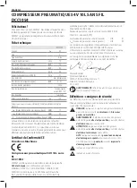 Preview for 54 page of DeWalt XR FLEXVOLT LI-ION DCC1054 Original Instructions Manual