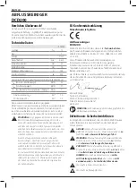 Preview for 16 page of DeWalt XR Li-Ion DCD200 Original Instructions Manual