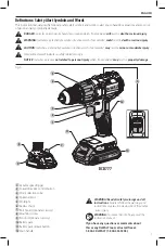 Предварительный просмотр 3 страницы DeWalt XR LI-ION DCD778 Instruction Manual