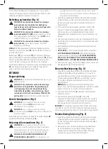 Preview for 14 page of DeWalt XR LI-ION DCD931 Original Instructions Manual