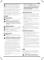 Предварительный просмотр 141 страницы DeWalt XR LI-ION DCD931 Original Instructions Manual