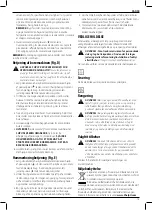 Preview for 15 page of DeWalt XR Li-Ion DCD991 Original Instructions Manual