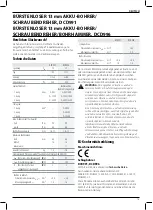 Preview for 17 page of DeWalt XR Li-Ion DCD991 Original Instructions Manual