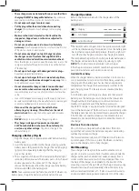 Preview for 34 page of DeWalt XR Li-Ion DCD991 Original Instructions Manual