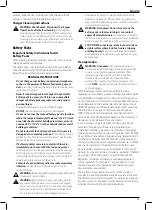 Preview for 35 page of DeWalt XR Li-Ion DCD991 Original Instructions Manual