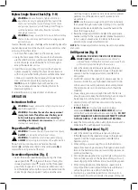 Preview for 39 page of DeWalt XR Li-Ion DCD991 Original Instructions Manual