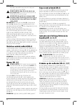 Preview for 88 page of DeWalt XR Li-Ion DCD991 Original Instructions Manual