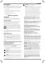 Preview for 107 page of DeWalt XR Li-Ion DCD991 Original Instructions Manual