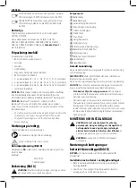 Preview for 134 page of DeWalt XR Li-Ion DCD991 Original Instructions Manual