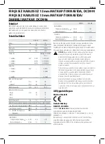 Preview for 139 page of DeWalt XR Li-Ion DCD991 Original Instructions Manual