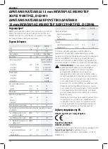 Preview for 150 page of DeWalt XR Li-Ion DCD991 Original Instructions Manual