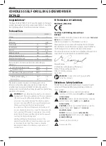 Предварительный просмотр 26 страницы DeWalt XR Li-ION DCF622 Original Instructions Manual