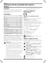 Предварительный просмотр 46 страницы DeWalt XR Li-ION DCF622 Original Instructions Manual