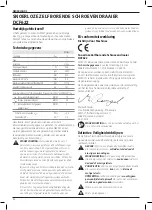 Предварительный просмотр 66 страницы DeWalt XR Li-ION DCF622 Original Instructions Manual