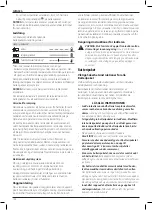 Предварительный просмотр 110 страницы DeWalt XR Li-ION DCF622 Original Instructions Manual