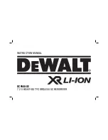 DeWalt XR Li-Ion DCF680-XE Instruction Manual preview