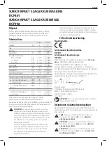 Preview for 5 page of DeWalt XR Li-ion DCF801 Instructions Manual