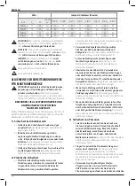 Preview for 16 page of DeWalt XR Li-ion DCF801 Instructions Manual