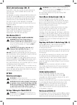 Preview for 23 page of DeWalt XR Li-ion DCF801 Instructions Manual