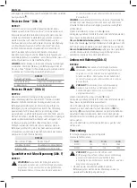 Preview for 24 page of DeWalt XR Li-ion DCF801 Instructions Manual