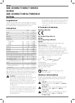 Preview for 26 page of DeWalt XR Li-ion DCF801 Instructions Manual