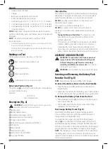 Preview for 32 page of DeWalt XR Li-ion DCF801 Instructions Manual