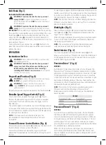 Preview for 33 page of DeWalt XR Li-ion DCF801 Instructions Manual