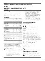 Preview for 36 page of DeWalt XR Li-ion DCF801 Instructions Manual