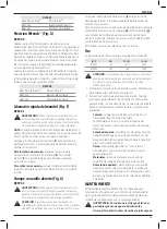 Preview for 45 page of DeWalt XR Li-ion DCF801 Instructions Manual