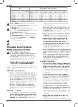 Preview for 48 page of DeWalt XR Li-ion DCF801 Instructions Manual