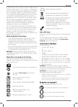 Preview for 53 page of DeWalt XR Li-ion DCF801 Instructions Manual