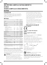 Preview for 58 page of DeWalt XR Li-ion DCF801 Instructions Manual