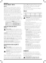 Preview for 78 page of DeWalt XR Li-ion DCF801 Instructions Manual