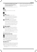 Preview for 79 page of DeWalt XR Li-ion DCF801 Instructions Manual