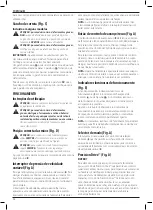 Preview for 98 page of DeWalt XR Li-ion DCF801 Instructions Manual