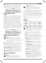 Preview for 99 page of DeWalt XR Li-ion DCF801 Instructions Manual